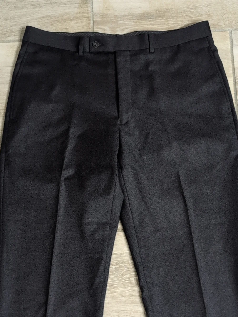 35x31 Men's Wearhouse ToBlack Tailored Suit Pants | Black Dress Pants